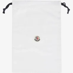 Moncler Enfant Girls White & Pink Trainers Outlet