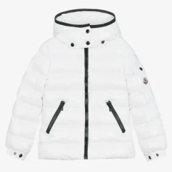 Moncler Enfant Girls White Bady Down Padded Puffer Jacket