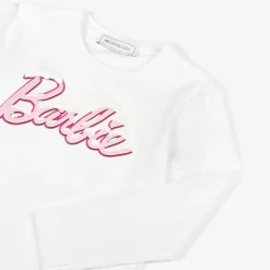 Monnalisa Girls White Barbie Print Top Sale
