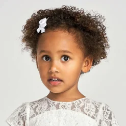 Bowtique London Girls White Bow Hair Clip (4cm) Online