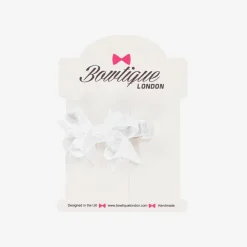 Bowtique London Girls White Bow Hair Clip (4cm) Online