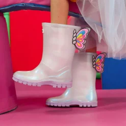 Sophia Webster Mini Girls White Butterfly Rain Boots Online