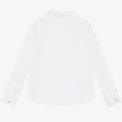 Lapin House Girls White Cotton Beaded Collar Blouse Hot