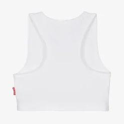 Claesens Girls White Cotton Bra Top Clearance