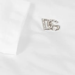 Dolce amp; Gabbana Girls White Cotton DG T-Shirt Sale
