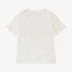 Stella McCartney Kids Girls White Cotton Fairies T-Shirt Clearance