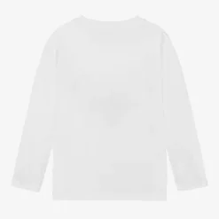 Stella McCartney Kids Girls White Cotton Horse Top Outlet