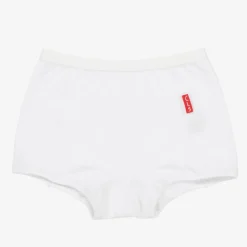Claesens Girls White Cotton Knickers (2 Pack) Best