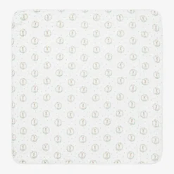 aden + anais Girls White Cotton Muslin Blanket (112cm) Clearance