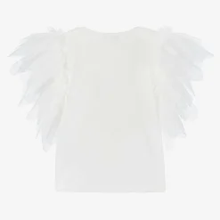 Angels Face Girls White Cotton 3rd Birthday T-Shirt Snowdrop Hot