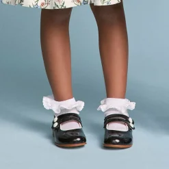 Story Loris Girls White Cotton Ruffle Socks Outlet