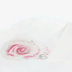 Chloé Girls White Cotton Spiral Print Top Outlet