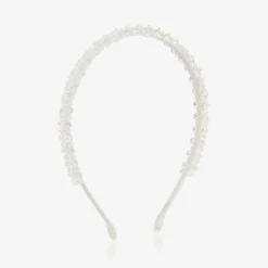 Sienna Likes To Party Girls White Crystal Hairband Outlet