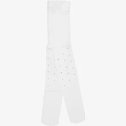 Sevva Girls White Diamanté Tights Discount