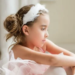 Sienna Likes To Party Girls White Feather Hairband Best