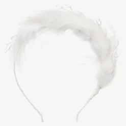 Sienna Likes To Party Girls White Feather Hairband Best