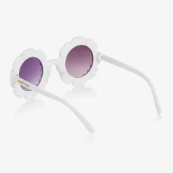 Angels Face Girls White Floral Pearl Sunglasses Discount