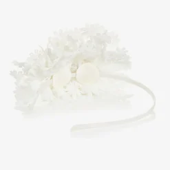 Sienna Likes To Party Girls White Flowers Hairband Discount