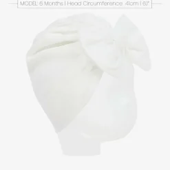 Caramelo Kids Girls White Jersey Turban New