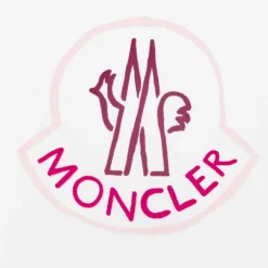Moncler Enfant Girls White Logo T-Shirt Online