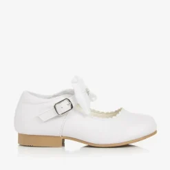 Sevva Girls White Mary Jane Shoes New