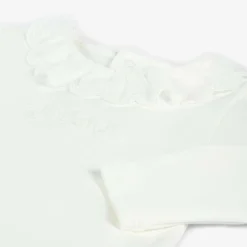 Chloé Girls White Organic Cotton Babysuit Gift Set Discount