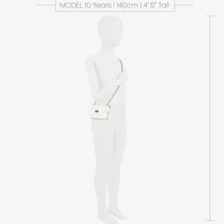 Zaccone Girls White Patent Leather Bag (12cm) Best