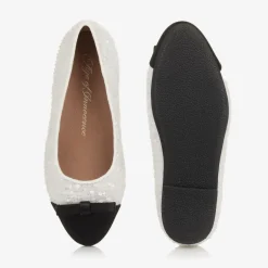 Age of Innocence Girls White Sequin Pumps Hot