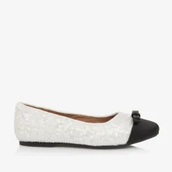 Age of Innocence Girls White Sequin Pumps Hot