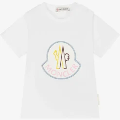 Moncler Enfant Girls White T-Shirt Discount