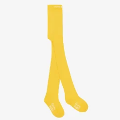Country Kids Girls Yellow Cotton Knitted Tights Online