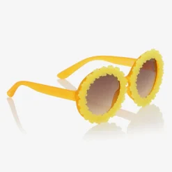 Molo Girls Yellow Flower Sunglasses (UVA/UVB) SourLemon