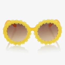 Molo Girls Yellow Flower Sunglasses (UVA/UVB) SourLemon