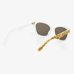 Dolce amp; Gabbana Girls Yellow Majolica Print Sunglasses Online