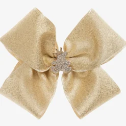Cute Cute Gold Bow Hairclip (10cm) Hot