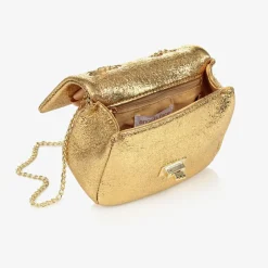 Angels Face Bow Handbag (17cm) Gold Online