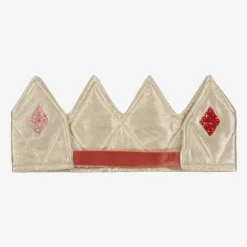 Meri Meri Gold Fabric & Glitter Dress Up Crown