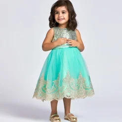 Childrens Classics Gold Leather Shoes Outlet