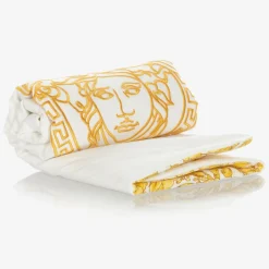 Versace Gold Medusa Blanket (73cm) Outlet