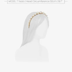 Sienna Likes To Party Gold Vida Pearl Hairband