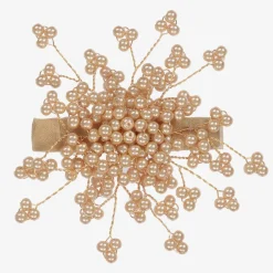 Sienna Likes To Party Golden Pearl Hair Clip (9cm) Hot