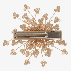 Sienna Likes To Party Golden Pearl Hair Clip (9cm) Hot