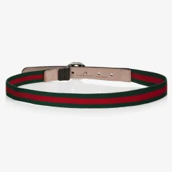 Gucci Green & Red GG Web Belt Best