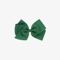 Peach Ribbons Green Bow Hair Clip (12cm) Outlet