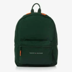 Tommy Hilfiger Green Canvas Backpack (37cm) Hot