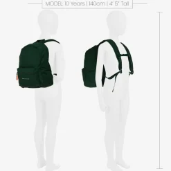 Tommy Hilfiger Green Canvas Backpack (37cm) Hot