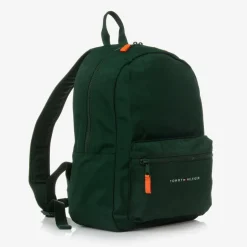 Tommy Hilfiger Green Canvas Backpack (37cm) Hot