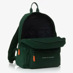 Tommy Hilfiger Green Canvas Backpack (37cm) Hot