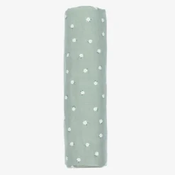 Mayoral Green Cotton Floral Swaddle (114cm) Clearance