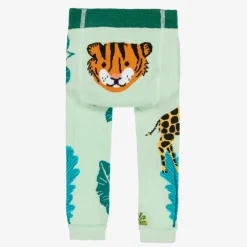 Powell Craft Green Cotton Leggings Outlet